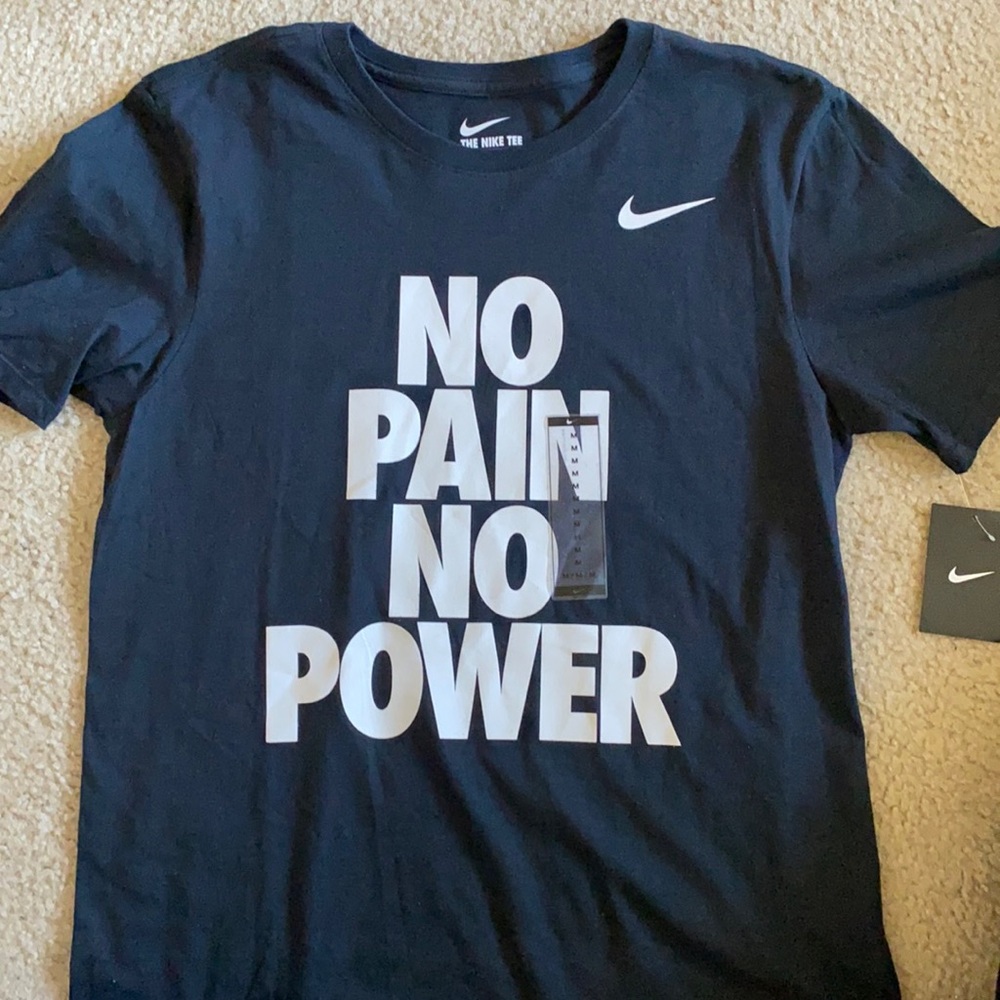 Nike short sleeve tshirt navy blue size M